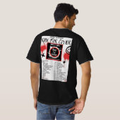 Mannen tourdata Shirt (Achterkant volledig)