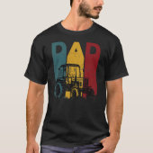 Mannen tractor Pap Farming Vader Boerderij T-shirt (Voorkant)