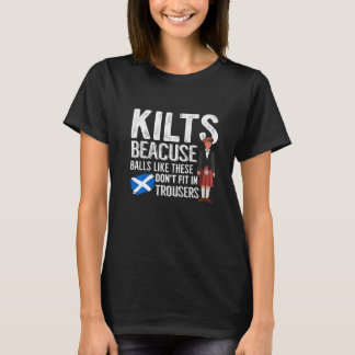 Mannen Traditioneel Kilt Dragen Citaat Voor Een Ki T-shirt