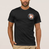 Mannen Training T-Shirt (zwart) (Voorkant)