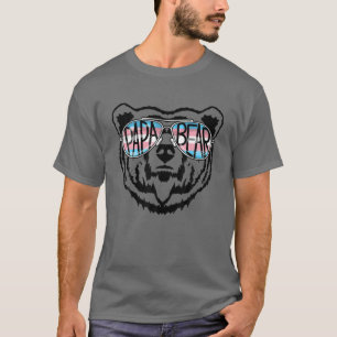 Mannen Trans Papa Beer Papa Papa Papa Proud pap Al T-shirt