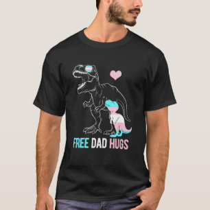 Mannen trans Vrij vader Hugs Dinosaur Rex papa Tra T-shirt