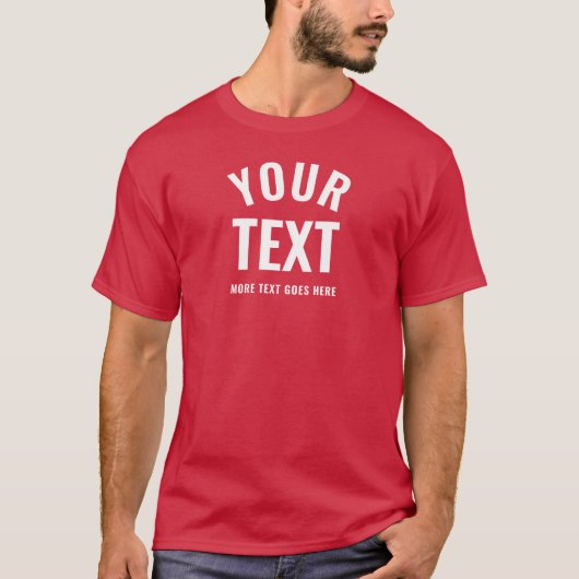 Mannen Trendy Elegant Modern Beste Kardinaal Rood T-shirt (Voorkant)