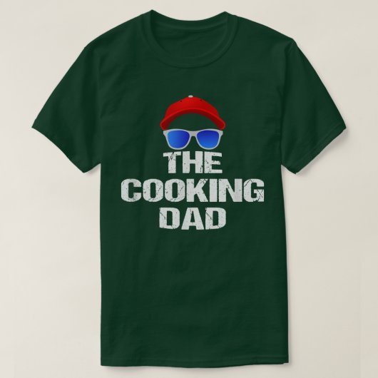 Mannen Trendy Funny Papa geeft de kookvader T-shirt (Design voorkant)