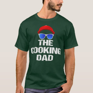 Mannen Trendy Funny Papa geeft de kookvader T-shirt