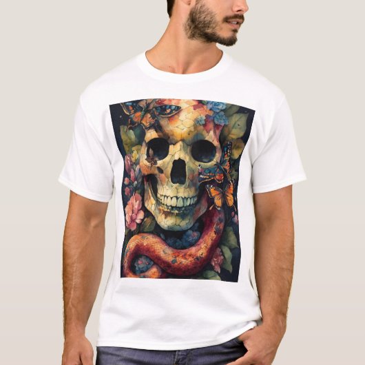 Mannen trendy T-shirt (Voorkant)