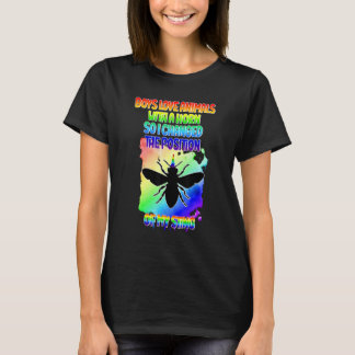 Mannen Trots Gay Jongens Pride LGBTQ  Gay Imker Ra T-shirt