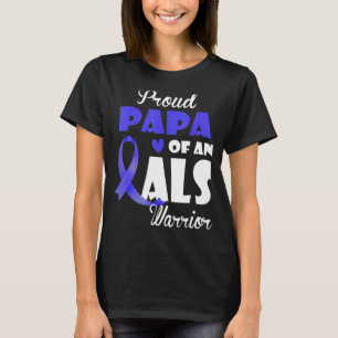 Mannen Trots Papa van Als Warrior Family Matching T-shirt