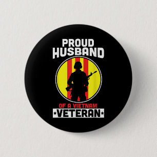 Mannen trotse man van een Vietnamese veteraan Ronde Button 5,7 Cm