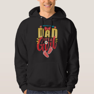 Mannen trotse nieuwe vader het is een meisje gesla hoodie