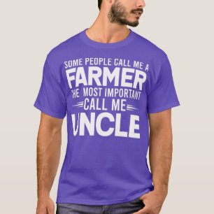Mannen trotse ooms noemen me Boerderij T-shirt