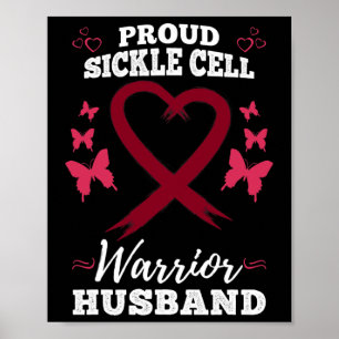 Mannen trotse sikkelcel krijger man sikkelcel poster