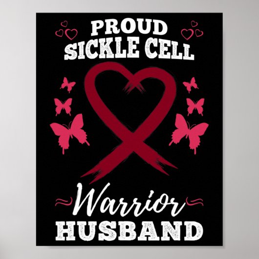 Mannen trotse sikkelcel krijger man sikkelcel poster (Voorkant)