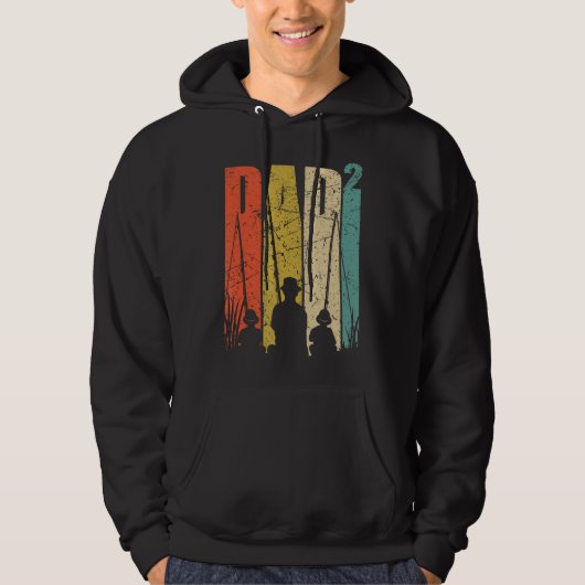 Mannen trotse vader van 2 kinderen tweede keer pap hoodie (Voorkant)