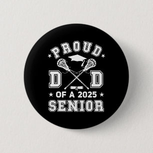 Mannen trotse vader van een 2025 Senior Highschool Ronde Button 5,7 Cm