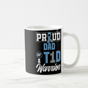 Mannen trotse vader van een T1D Warrior Diabetes A Koffiemok