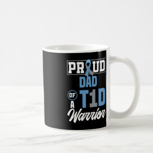 Mannen trotse vader van een T1D Warrior Diabetes A Koffiemok