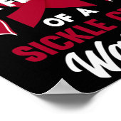 Mannen trotse vriend van een sikkelcel krijger zie poster (Hoek)