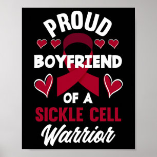 Mannen trotse vriend van een sikkelcel krijger zie poster