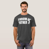 Mannen trottoir Shot Put Shot Putter T-shirt (Voorkant volledig)