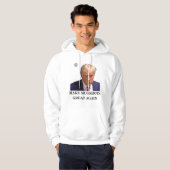 Mannen Trump Mugshot Hoodie (Voorkant volledig)