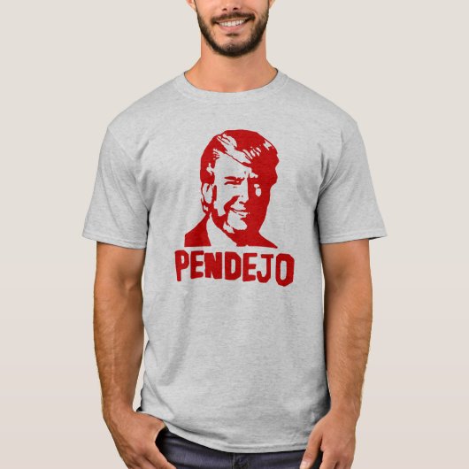 Mannen Trump Sucks "Pendejo" T-Shirt (Voorkant)