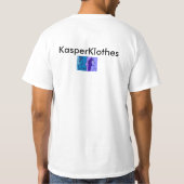 Mannen TShirt "Ik zing!" door KasperKothes (Achterkant)