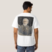 Mannen Tshirt schets ontwerp (Achterkant volledig)