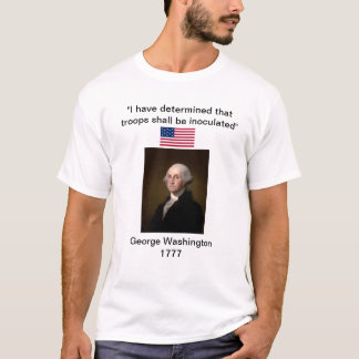 Mannen TShirt - Washington Vaccination Order 1777