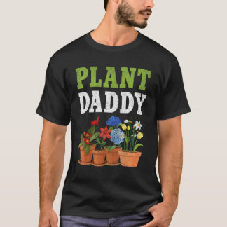 Mannen Tuinieren Voor Vader Succulenten Tuinierder T-shirt