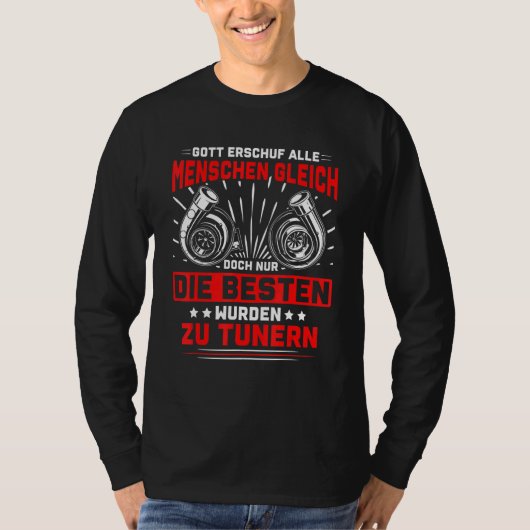 Mannen tuner die alle mensen afstemt, is dezelfde t-shirt (Voorkant)