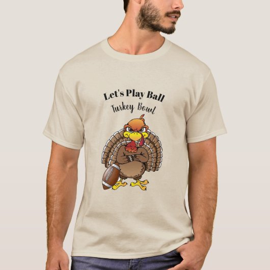 Mannen Turkey Bowl Shirt (Voorkant)