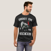 Mannen Turkije jaagt op grappige Hunter Lover Gift T-shirt (Voorkant volledig)