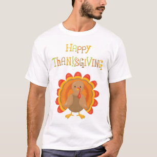 Mannen Turkije Thanksgiving T-shirt