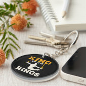 Mannen Turnkoning van de ringen Sleutelhanger (Voorkant Rechts)