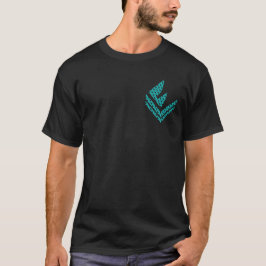 Mannen Turquoise Logomark @ Heart T-Shirt