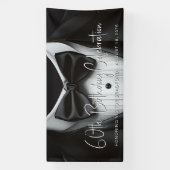 Mannen Tuxedo Verjaardagsfeest Banner (Verticaal)