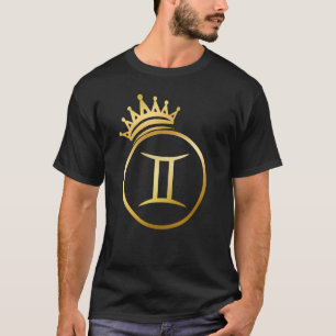 Mannen Tweelingen Koning T-shirt