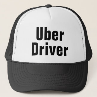 Mannen Uber Driver Baseball Pet Black Trucker Hat