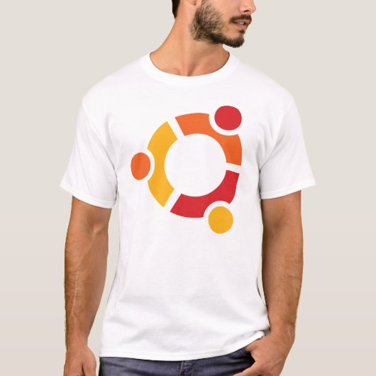 Mannen Ubuntu T-Shirt (Voorkant)