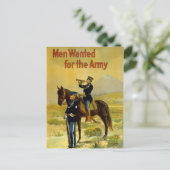  Mannen uit de Eerste Wereldoorlog Gezocht voor he Briefkaart (Staand voorkant)