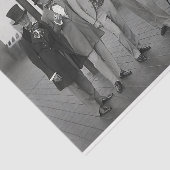  Mannen uit de jaren '20 in topresthatpapier Tissuepapier (Detail)