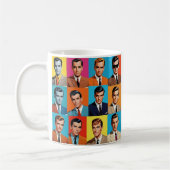 mannen uit de jaren 80 koffiemok (Links)