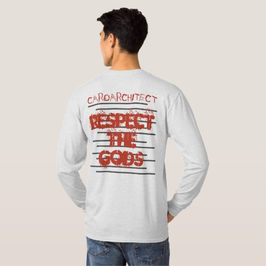 Mannen uit de RTG-reeks — Lange T-shirt (Achterkant volledig)