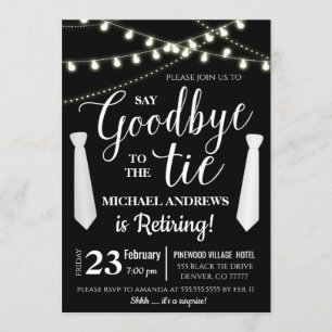 Mannen uitnodiging tot uittreding