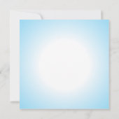 Mannen uitnodiging voor 50e verjaardag van de Golf (Achterkant)