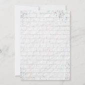 Mannen uitnodiging voor hiphop (Achterkant)