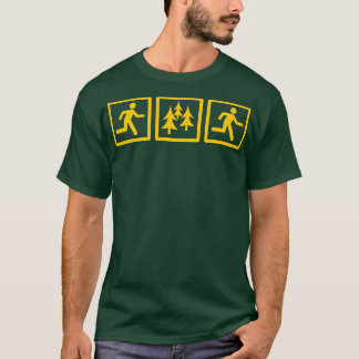 Mannen uitvoering uitvoeren t-shirt