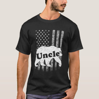 Mannen Uncle Beer Camouflage Verenigde Staten Amer T-shirt