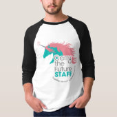 Mannen Unicorn Baseball T-shirt (Voorkant)